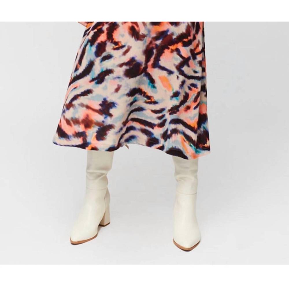 NEW ALDO MARTINS watercolor skirt in multi